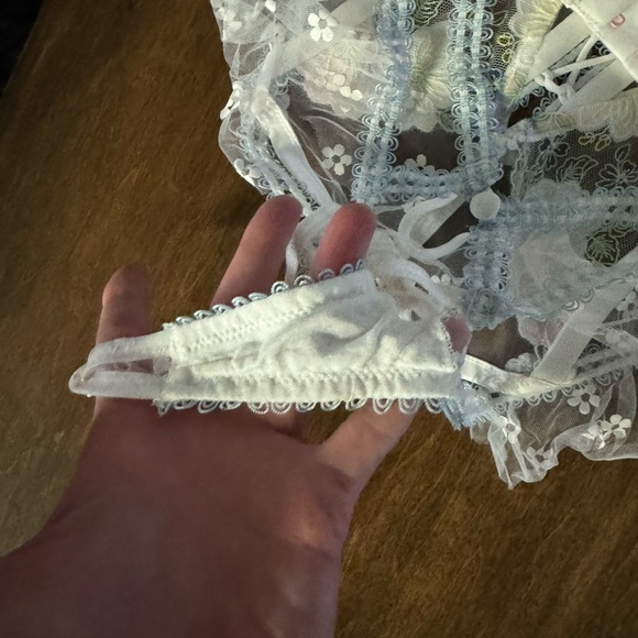 NWOT FOR LOVE & LEMONS THONG BODYSUIT LINGERIE XXS NO FLAWS - Picture 9 of 10